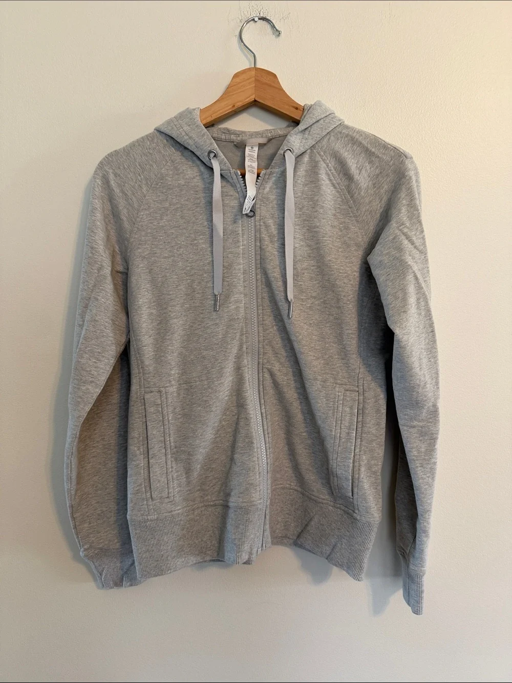 Lululemon Split Hoodie Heathered Light Grey
